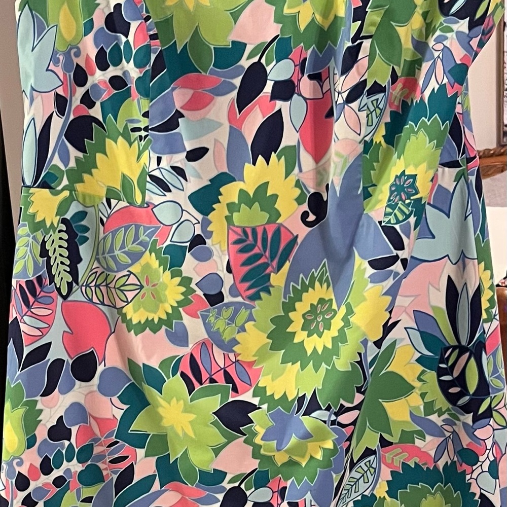 Talbots Sleeveless Floral Dress 14W
